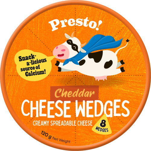 Cheese Wedges Cheddar 120g